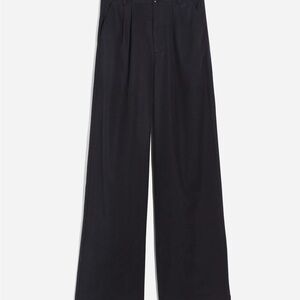 Madewell Harlow Wide-Leg Pant in Drapey Twill